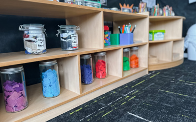 Learning resources at Learning Adventures Mangere East daycare