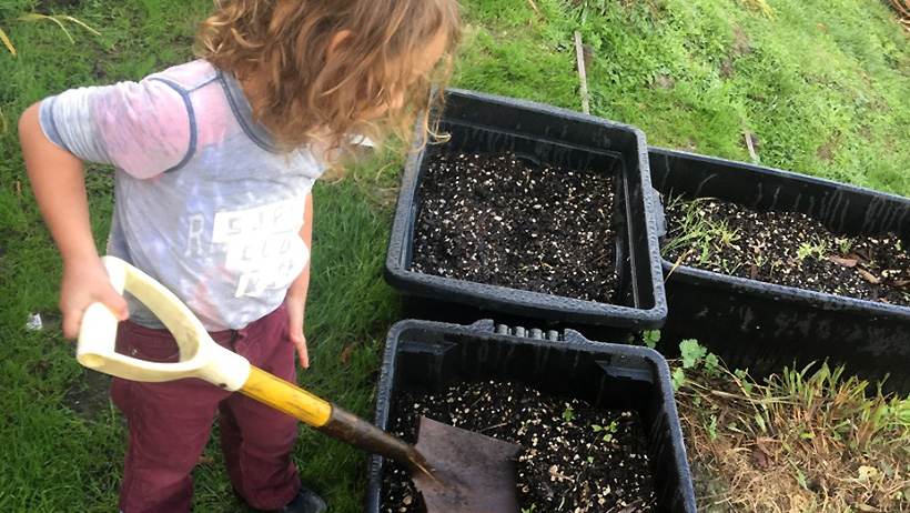 sustainable practices at Learning Adventures Warkworth daycare.