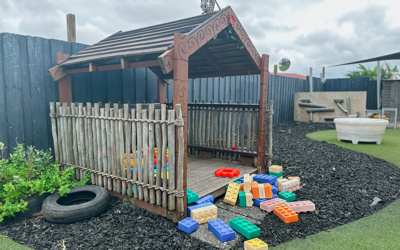 Outdoor Whare at Learning Adventures Mangere East Preschool