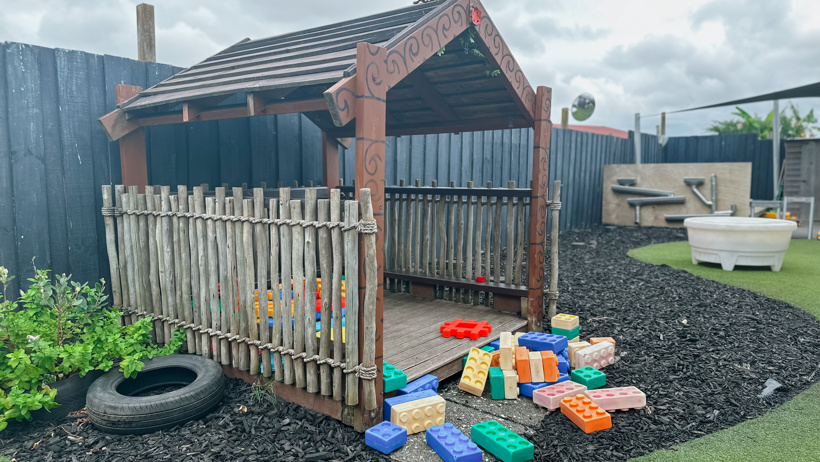 Outdoor Whare at Learning Adventures Mangere East Preschool